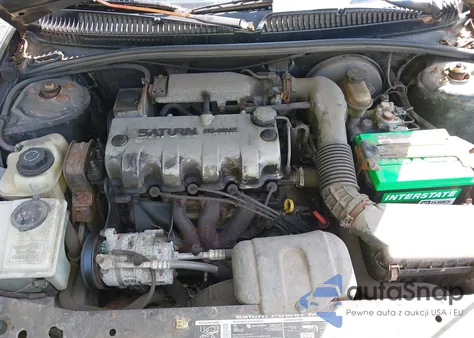 1998 Saturn Sl1 из США, поврежденный, VIN 1G8ZH5281WZ197520